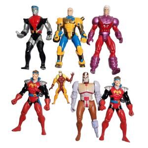 Marvel X-Men Toy Biz Vintage Action Figure Lot of 7 90's Loose Pre-owned